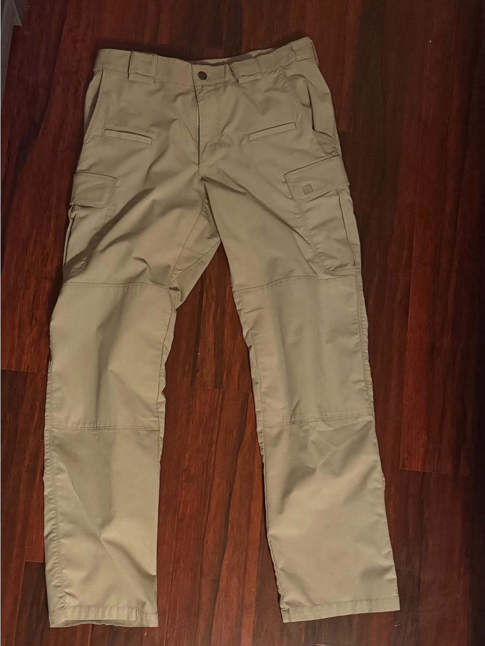 5.11 Tactical Men's Khaki/Tan Cargo Pants - Heavy-Duty Utility